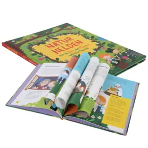 High Quality CMYK COLOR printing Children nature picture book printing with hard cover