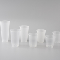 Gobelets en plastique transparent givré de 90 mm de qualité supérieure, 120 unités ℃   Résistant