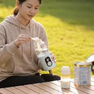 Chauffe-lait portable autonome 2026 pour lait maternel de bébé, chauffe-lait USB de voyage pour bébé, chauffe rapide en 2 minutes pour l'extérieur et en déplacement - Product Image 1
