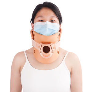 फैक्टरी थोक उच्च गुणवत्ता वाली सांस पोर्टेबल फोल्डेबल ऑर्थोटिक्स गर्दन गर्भाशय ग्रीवा नरम कॉलर कशेरुका ट्रैक्टर गर्दन ब्रेस - Product Image 2