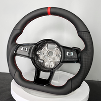Volant en cuir perforé pour Volkswagen MK7 Golf 7 GTI Passat Polo Scirocco 2014-2018 GTD GTS GTE GLI R-Line R CC MK6
