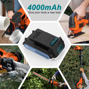 LBXR20 LB20LBX20に適したブラックおよびデッカー用の互換性のある20V4000mAhリチウム交換用バッテリー - Product Image 6