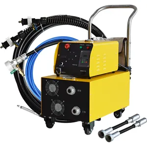 Chiller tube cleaning machine for interior of the condenser heat exchanger and preheater tubes of the HVAC chemical power plant