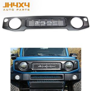 Accessoires tout-terrain 4x4, calandre avant LED pour Suzuki Jimny 2019 2020 2021 <span class=keywords><strong>2022</strong></span>+, calandre avec feux de jour DRL et clignotants jaunes ambre - Product Image 1