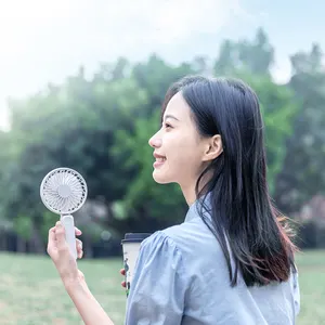 Mini Powerbank Fan Portable Handheld Folding Fan For Traveling Rechargeable And Affordable Ideal For Outdoor Cooling