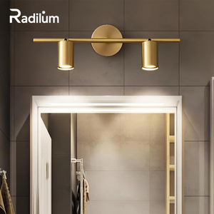Vente en gros Applique murale LED moderne et rotative Projecteur linéaire en laiton pour <span class=keywords><strong>miroir</strong></span> <span class=keywords><strong>de</strong></span> courtoisie, <span class=keywords><strong>salle</strong></span> <span class=keywords><strong>de</strong></span> <span class=keywords><strong>bain</strong></span>, illustration, éclairage d'appoint - Product Image 1