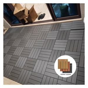 Patio ngoài trời lồng vào nhau gạch không thấm nước <span class=keywords><strong>WPC</strong></span> <span class=keywords><strong>DIY</strong></span> decking sàn gạch - Product Image 1