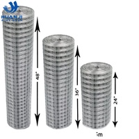 Grillage soudé galvanisé 6mm/10mm/12mm/25mm pour poulaillers et cages à lapins, tissage simple, anti-corrosion, pliage et découpe possibles