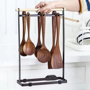 Soporte Para Utensilios De Cocina De Metal Con 4 Compartimentos - Organizador De Espátulas, Cucharas Y Más