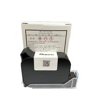 Cartouche d'encre solvant premium Aisomark 12,7 mm compatible, encre à séchage rapide TIJ, pour utilisation industrielle portable, flex, à mousse thermique