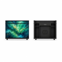 Écran LED Courbé Grand Angle 2560x960 P1.5 GOB WiFi 3840Hz Mobile IP43 600CD Garantie 2 Ans pour Comptoir d'Information de Musée