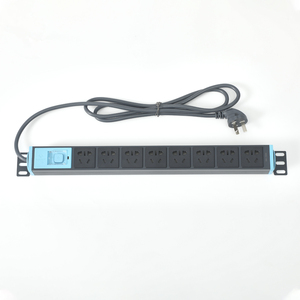 19 inç sunucu rafı uygulaması için IP66 anma 16A anahtarlı 6/8 portlu alüminyum alaşımlı güç dağıtım ünitesi (PDU) - Product Image 2