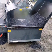 Centrale mobile de chauffage et de recyclage de l'asphalte, remorque de maintenance routière pour asphalte usagé, mélangeur d'asphalte monté sur remorque