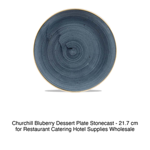 Assiette à dessert Bluberry 21,7 cm Churchill Stonecast -12-Sbbsevp8 - Product Image 2