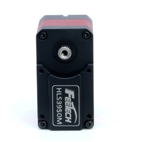 Motor sin Núcleo de 12V 50kg.cm, Servo RC de Doble Eje y Fuerza Constante, Metálico, para Pinza Robótica Feetech HLS3950M