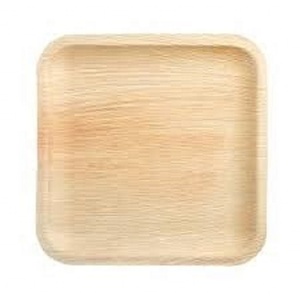 Vajilla de hoja de palma de areca orgánica natural plato y cuenco ecológico biodegradable con patrón de planta estilo Stealth - Product Image 6