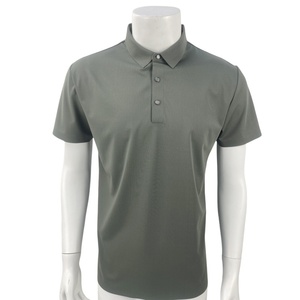 Camiseta Polo de Spandex de nailon de rendimiento de lujo, camiseta de Golf de negocios informal inteligente para hombres - Product Image 1
