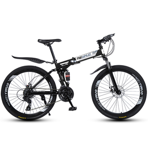 Consegna Rapida, Disponibile in Magazzino, Bicicletta Pieghevole da Uomo con Doppio Freno a Disco, 26 Pollici, Bici a Scatto Fisso - Product Image 3