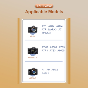 Nouvelle batterie NP FZ100 NPFZ100 NP-FZ100 avec entrée de charge de Type C USB-C pour <span class=keywords><strong>appareil</strong></span> <span class=keywords><strong>photo</strong></span> <span class=keywords><strong>Sony</strong></span> Alpha A7III A7R III A9 Alpha 9 <span class=keywords><strong>A7R3</strong></span> A6600 - Product Image 5