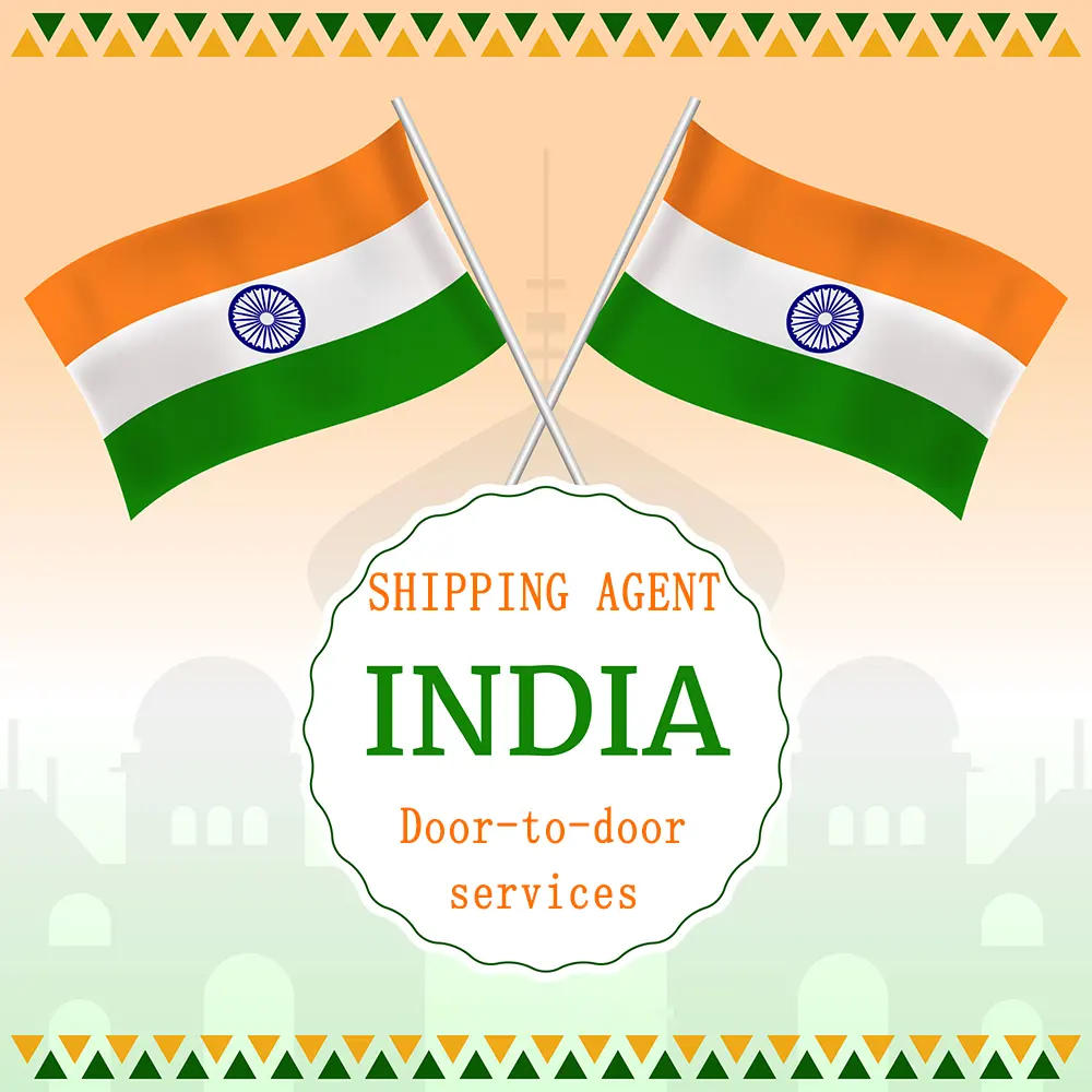 Agente de transporte postal indiano da China para a Índia