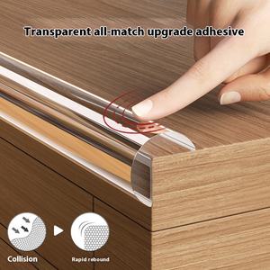 Striscia trasparente Anti-collisione in PVC eco-friendly Non tossico bordo del tavolo del bambino protezione <span class=keywords><strong>angolo</strong></span> parete di protezione pasta per i bambini - Product Image 3