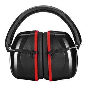 Safety earmuff defense device portable adjustable size earphones