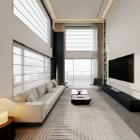 Service de design d'intérieur de villa de luxe intelligent, clé en main, rendu 3D de toute la maison, solution résidentielle personnalisée