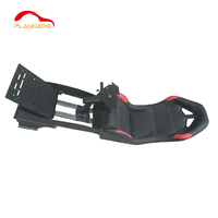 Cabina de Simulación de Carreras F1 Profesional con Asiento, Diseño Plegable Ajustable con Movimiento Completo para Simulador de Juegos de PC y PS5