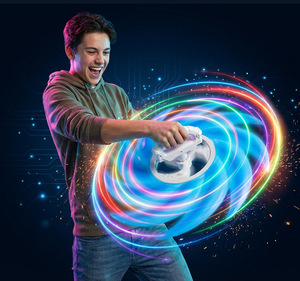 Nouveau produit, <span class=keywords><strong>sabre</strong></span> <span class=keywords><strong>laser</strong></span> rotatif à huit parties extra large, lames lumineuses, jouet créatif en métal pour enfants - Product Image 1