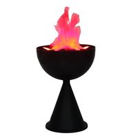 Lampe de foyer à flamme LED pour la décoration d'Halloween, effet de feu réaliste et irréel, lumière pour la maison hantée, fête et scène de festival