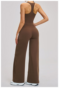Ensemble de 4 leggings de yoga pour femmes, coupe évasée, taille haute, respirants, en Spandex/Nylon, pour le sport, la course et le fitness - Product Image 3