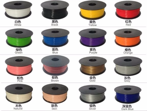 Filament ABS PCL/PLA 1,75 mm de qualité OEM JER Factory pour imprimante 3D (0,5 kg/bobine avec 20 couleurs au choix) pour stylo d'impression 3D - Product Image 3