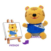 Peluche personnalisée super douce - Design brodé - Coussin anti-stress - Personnalisable pour cadeaux ou jouets