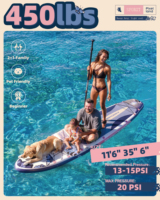 Planche de paddle gonflable Dropshipping Factory Supply sup Daska Nouvelle Série 450lb Capacité 450lb pour le surf et les activités aquatiques