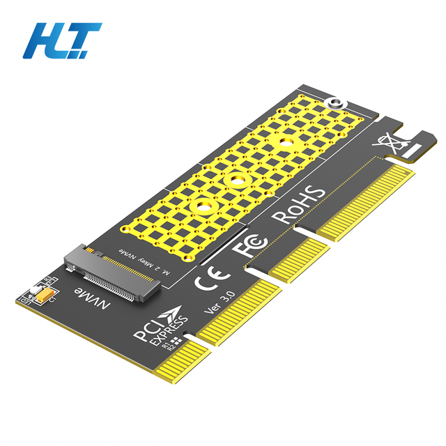 M.2 NVME SSD to PCIE X16 Adapter, 2280/60/42/30 NVMe SSD to PCIe 3.0 GEN4 32Gbps Nvme Expansion Card for Desktop Motherboard PC