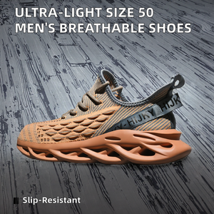 Zapatos Deportivos Casuales de Verano Ultraligeros para Hombre, Talla Extra Grande 50, Transpirables, con Entresuela de Malla y Suela de Goma, para Caminar en Otoño/Invierno - Product Image 2