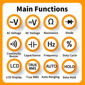 Multímetro <span class=keywords><strong>Digital</strong></span> Portátil ZOYI VC921 <span class=keywords><strong>3</strong></span> <span class=keywords><strong>3</strong></span>/<span class=keywords><strong>4</strong></span> Polegadas Testador de Capacitância Resistência Frequência 600V Desligamento Automático Luz de Fundo - Product Image 2
