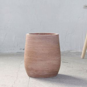 Macetas de Cemento Ovaladas Grandes para Exteriores, Macetas de Jardín para Plantas de Interior - Product Image 2