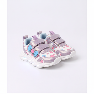 รองเท้าผ้าใบสไตล์สปอร์ตแบบริบบิ้น OZKIZ สำหรับเด็กผู้หญิงอายุ 2-6 ปี ขายส่งแฟชั่นเด็กสำหรับฤดูใบไม้ผลิ/ฤดูใบไม้ร่วง - Product Image 2