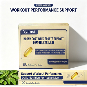 Capsules de soutien sportif en gélules molles, extrait d'herbe de chèvre cornée, supplément énergétique à base de plantes pour la performance sportive des hommes actifs, OEM - Product Image 3