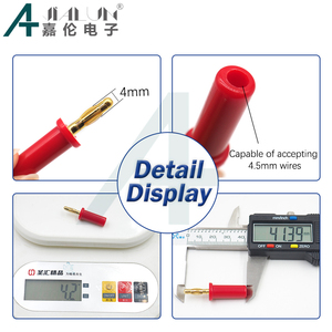 Conector <span class=keywords><strong>Banana</strong></span> de 4mm, 5 Colores, Chapado en Oro, de Cobre, Buena Conductividad, para Instrumentos Electrónicos, Marca Jia Lun - Product Image 5