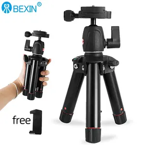 BEXIN easy remove unheavy flexible tabletop camera stabilizer holder table dslr camera tripod stand for mobile cell smart phone