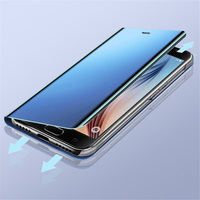 Coque Miroir Intelligente de Luxe pour Samsung Galaxy S26 S25 Ultra S22 S20 S21 S23 S24 Ultra S10 Plus Note 10 20 Ultra