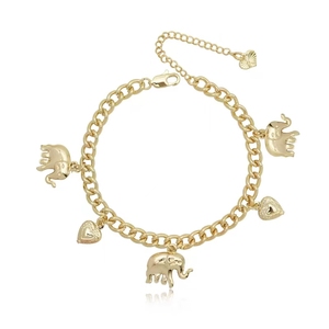 Vente chaude prix de gros chaîne populaire bracelet animal Oro laminado de 14K Bijoux de mode Pulsera de la <span class=keywords><strong>serie</strong></span> animal - Product Image 1