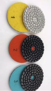 Venda quente 4 "50-3000 grãos de diamante seco polimento almofadas para granito mármore pedra e concreto ferramentas abrasivas - Product Image 3