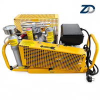 Compresseur d'air haute pression portable 100L/min 300Bar 4 étapes EN12021 CE pour la plongée sous-marine, la lutte contre les incendies, le paintball et l'utilisation industrielle