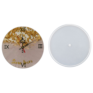 Grands Moules Ronds en Silicone pour Horloge avec Chiffres Romains, Décoration Murale DIY, Outils <span class=keywords><strong>à</strong></span> Gâteaux, Cadeau - Product Image 2