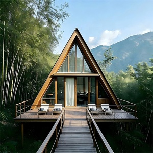 Maisons préfabriquées en bois de 50 m2 au <span class=keywords><strong>Portugal</strong></span>, en Roumanie, en Bulgarie et en Australie - Prix pour les projets de villas de vacances - Product Image 1