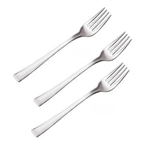 AMBASSADOR Ensemble de 3 fourchettes de table en acier inoxydable (19 cm) Chrome poli CVLX30C3 - Product Image 1