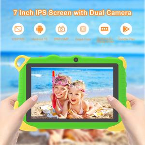 C idea OEM 7-<b>Inch</b> Green <b>Android</b> 15 <b>Tablet</b> PC High-Performance MTK Quad-Core with 256GB Storage Wi-Fi New for Kids - Product Image 2